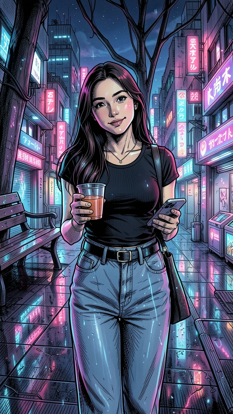AuraE Trends: Neon Dream visual transformation